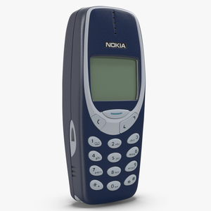 3D Mobile Phone Nokia 3310 Switched Off