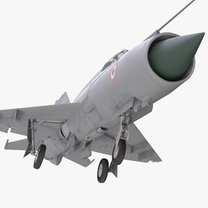 3D model MiG 21 Bison Indian Air Force IAF Rigged