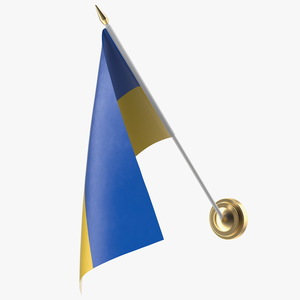 Wall Flag Ukraine 3D