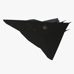 F-117 Nighthawk Stealth Aircraft in Flight 3D