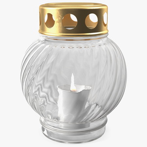 3D Memorial Grave Candle Lamp