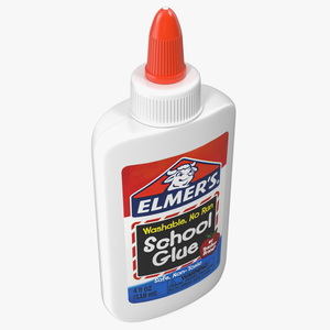 3D model Elmers Liquid School Glue 4 Oz