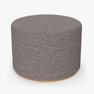 Upholstered Ottoman Footstool 3D model