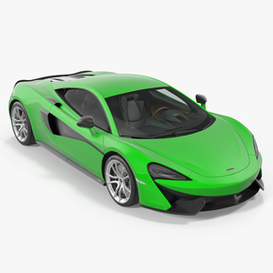 McLaren 570S Coupe Simple Interior 3D model