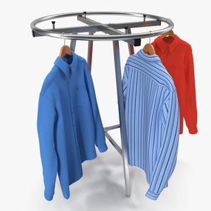 3D Round Clothing Rack 4