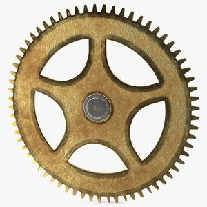 Clock Cogwheel 3D model