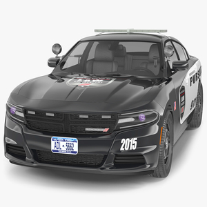 Dodge Charger Pursuit Police Car 2015 3D