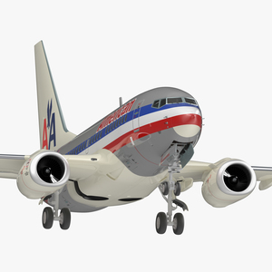 Boeing 737 600 American Airlines 3D