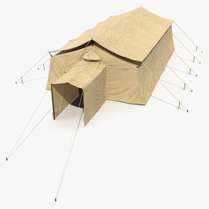 3D Army Temper Tent