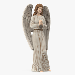 3D Decorative Garden Statue Praying Angel model