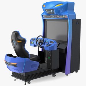 Storm Racer G Motion Deluxe Driving Arcade Machine Off 3D model