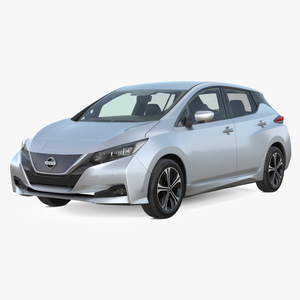 Nissan Leaf 2019 Simple Interior 3D