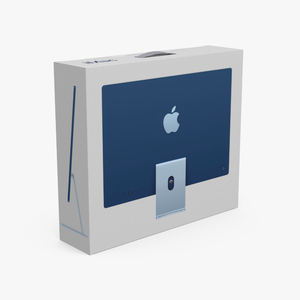 Apple iMac Packaging Box 3D model