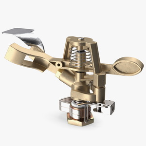 Brass Impact Sprinkler Head 3D