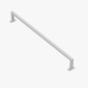 3D model Wall Mounted Cloth Rack White Color