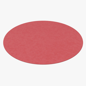 Circular Red Carpet 3D model