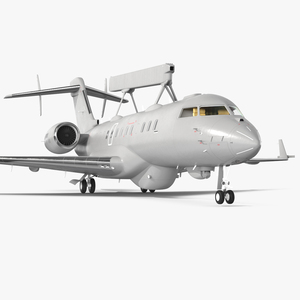 SAAB GlobalEye AEW Aircraft SE-RMY 3D model