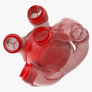 3D model Glass Futuristic Heart Concept