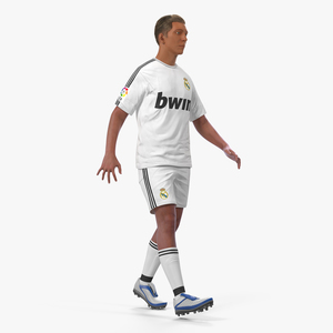 Soccer or Football Player Real Madrid Rigged 3D model