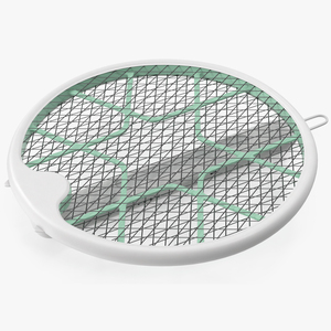 3D Folded Electric Bug Zapper Racket model