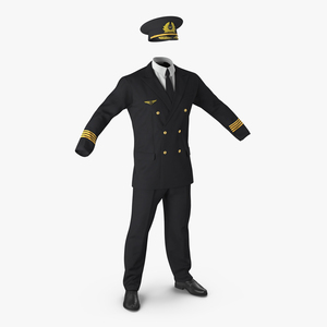 3D Airline Pilot Uniform