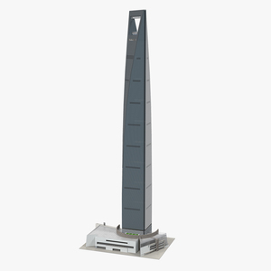 Shanghai World Financial Center Skyscraper 3D