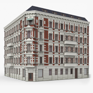 Apartments Building in Berlin 3D model