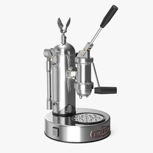 3D model Elektra Micro Casa Leva Coffee Machine Chrome