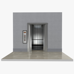 3D Lift Interior model