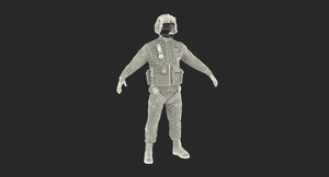 US Helicopter Pilot Uniform 3D