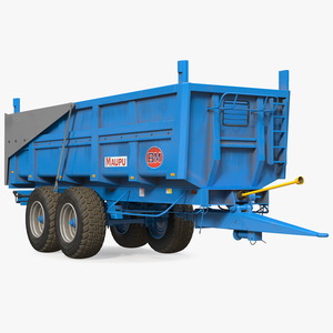 3D Maupu 18t Trailer Dirty model