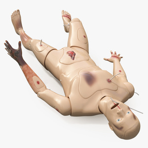 3D Trauma and Extrication Manikin Lying Pose