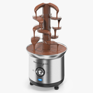 Nostalgia CFF1000 2 Pound Cascading Chocolate Fountain 3D model