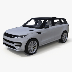 Range Rover Sport SUV Light Grey 3D