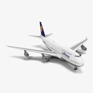 3D Boeing 747 400ER Lufthansa