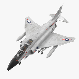 F 4 Phantom II US Navy Rigged 3D model