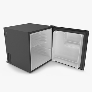 3D Single Door Mini Fridge model