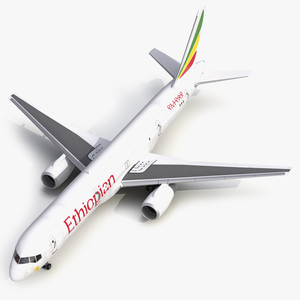 Boeing 757 200F Ethiopian Airlines 3D model