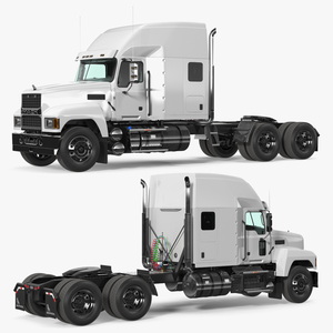 3D model Mack Pinnacle 2025 Truck White