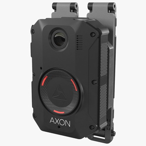 3D model Axon Body 3 Police Body Camera on Molle Mount