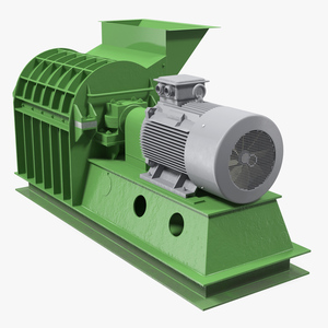 3D model Wood Crusher Grinder