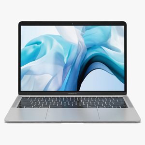 Apple MacBook Air Silver 13-inch 2018 3D