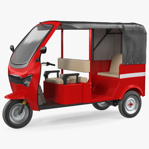 3D Electric Passenger Tricycle Rickshaw