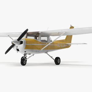 3D model Flight Training Airplane Cessna 150