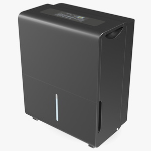 Quiet Dehumidifier Black 3D model