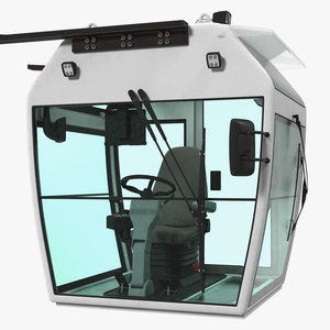 3D Control Cabin model