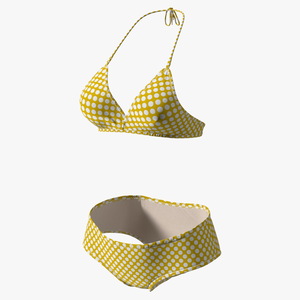 3D Polka Dot Bikini