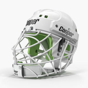 3D Hockey Helmet Face Mask model