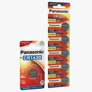 3D model Panasonic CR1620 Coin Battery Blister Package