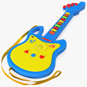 Kids Toy Electric Guitar 3D model